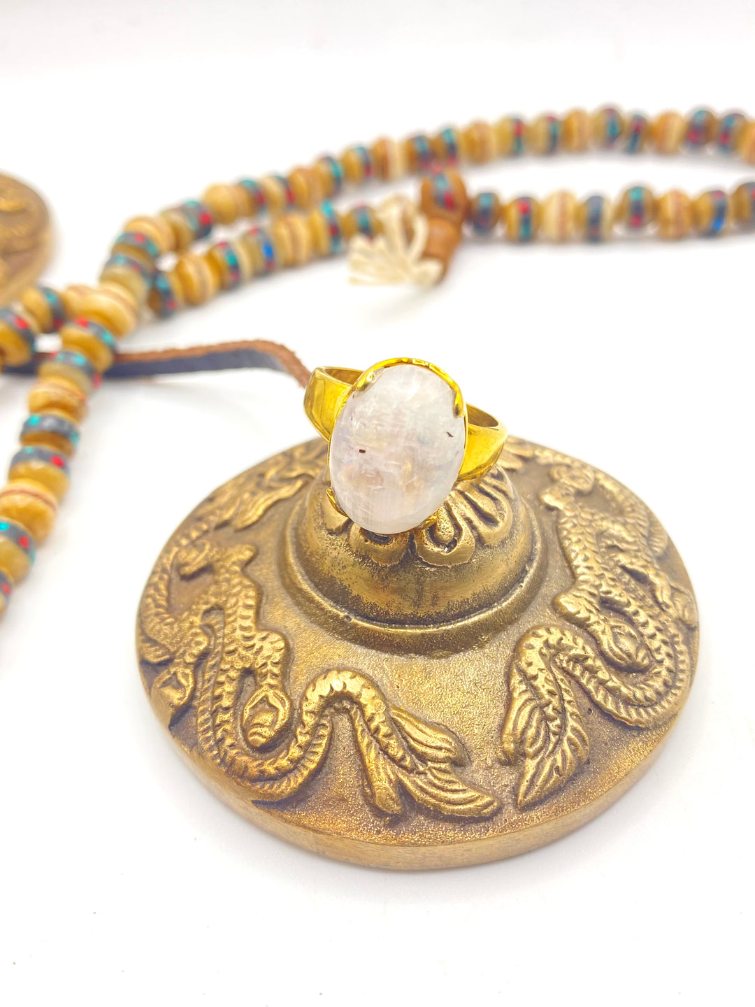 Panchadhatu Ring with Moonstone