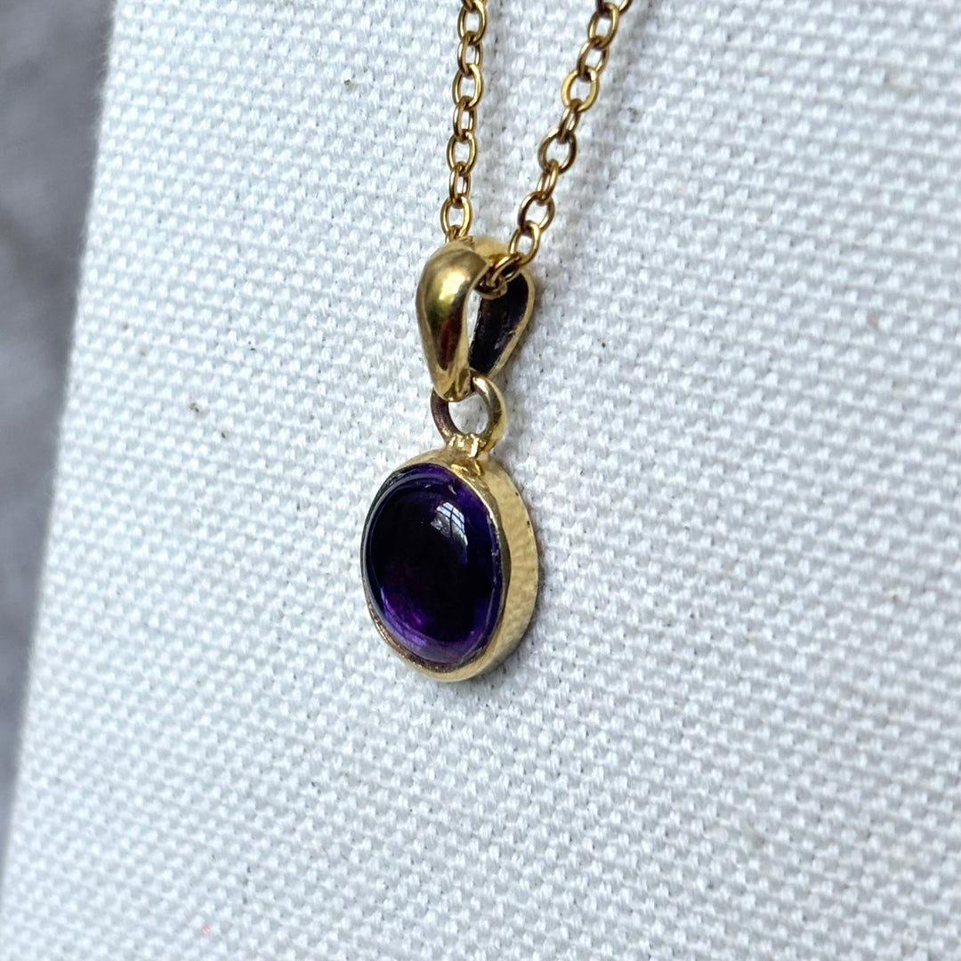 Handmade Amethyst Panchadhatu Necklace