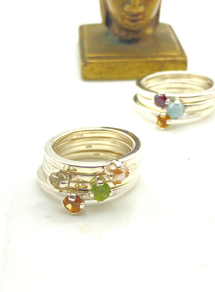 Peridot Claw Ring