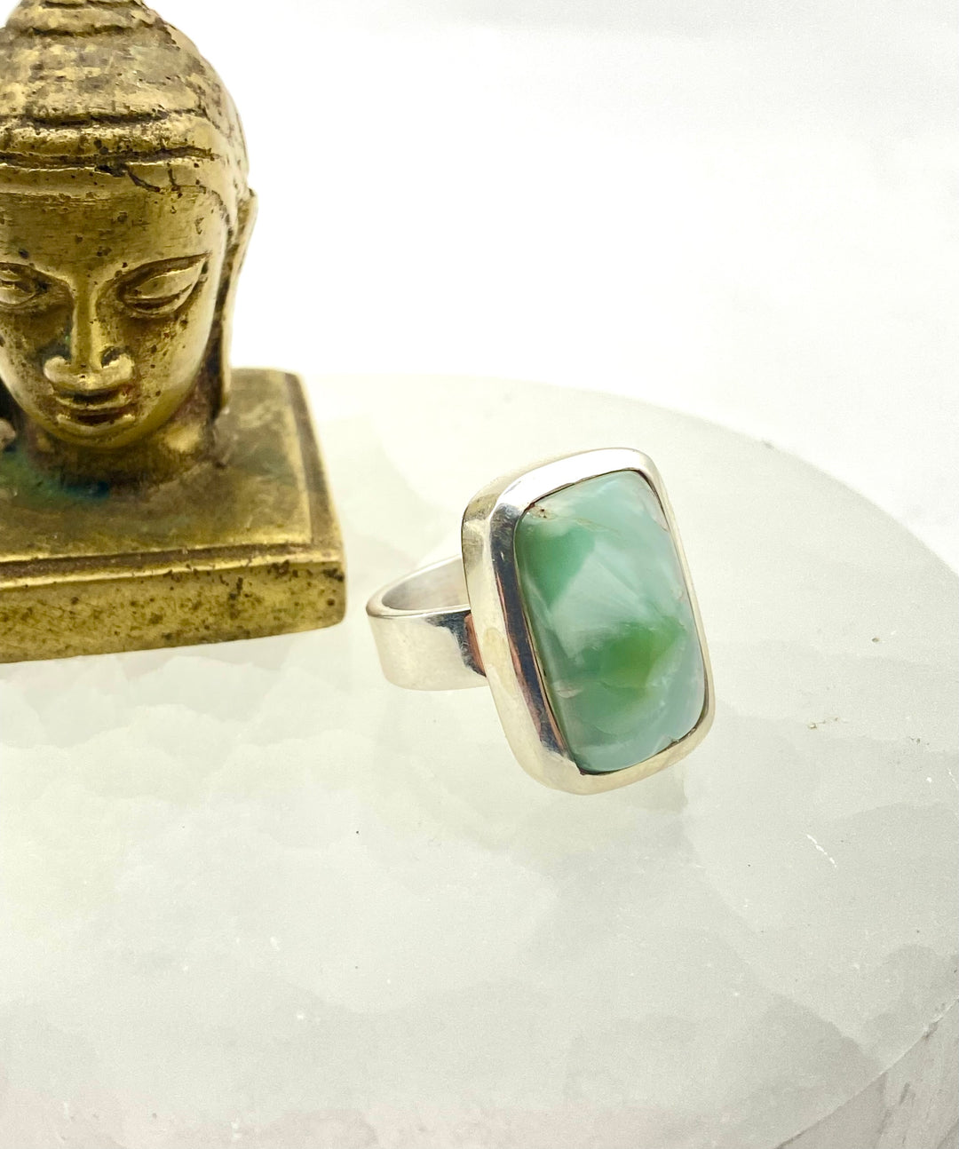 Tranquil Horizon - Larimar Ring