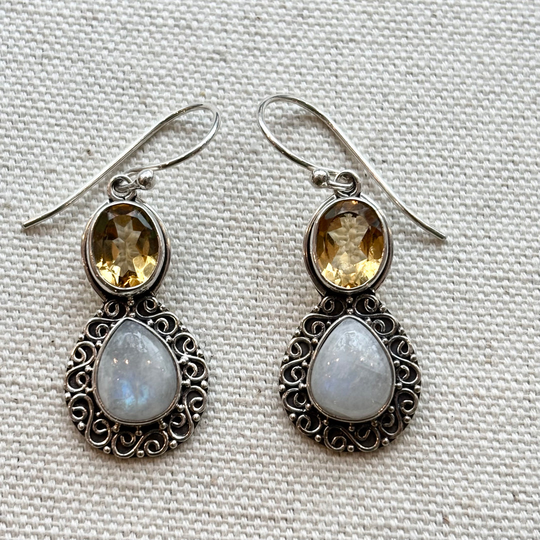 Golden Moon Earrings