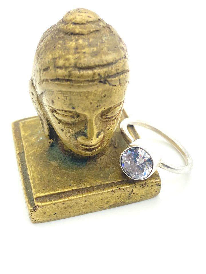 Cubic Zirconia Stacking Ring