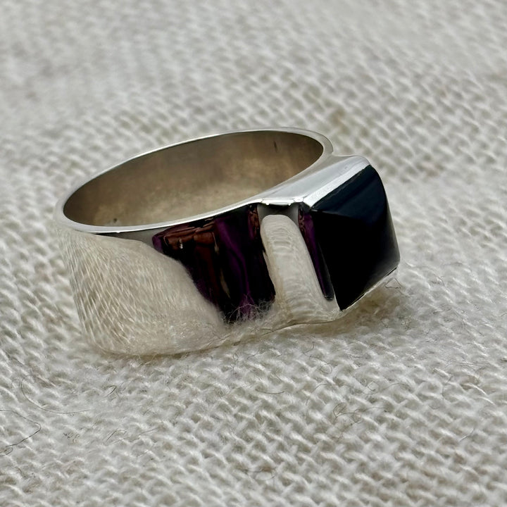 Midnight Onyx Signet Ring