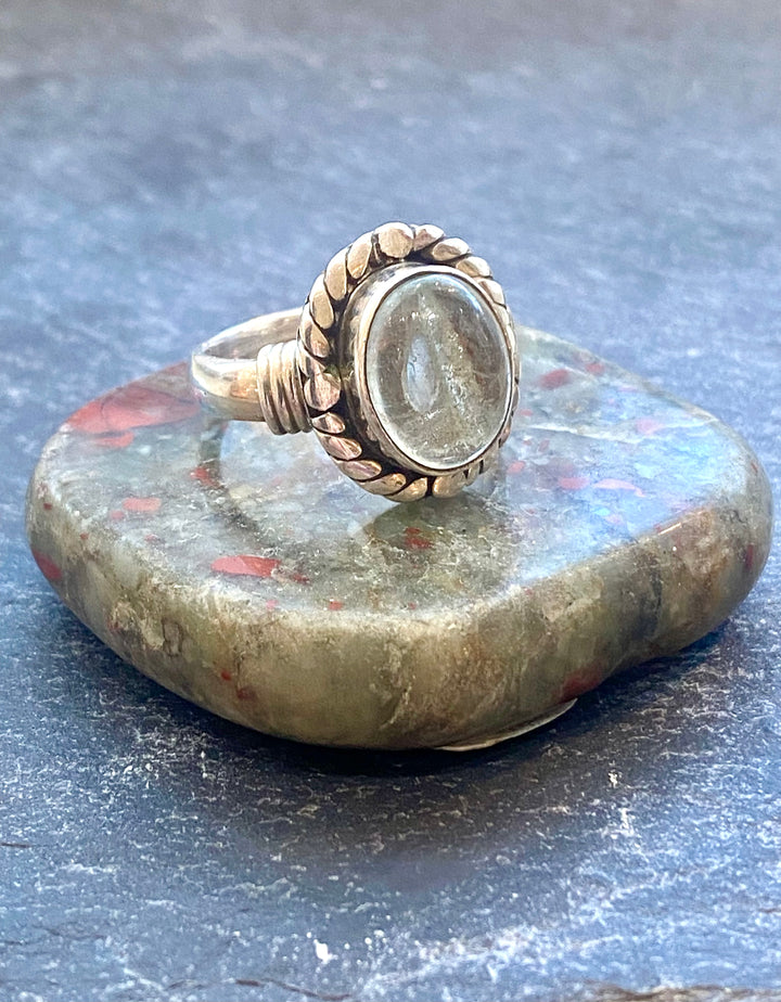 Ocean’s Embrace - Aquamarine Ring