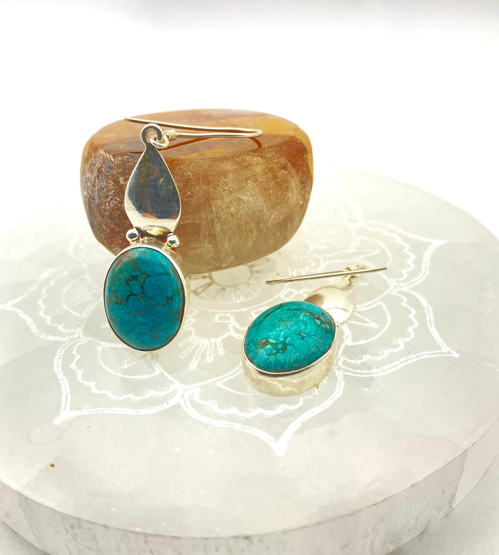 Sky Spirit- Turquoise Earrings