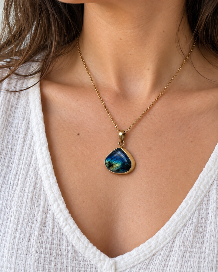 Labradorite Panchadhatu Necklace