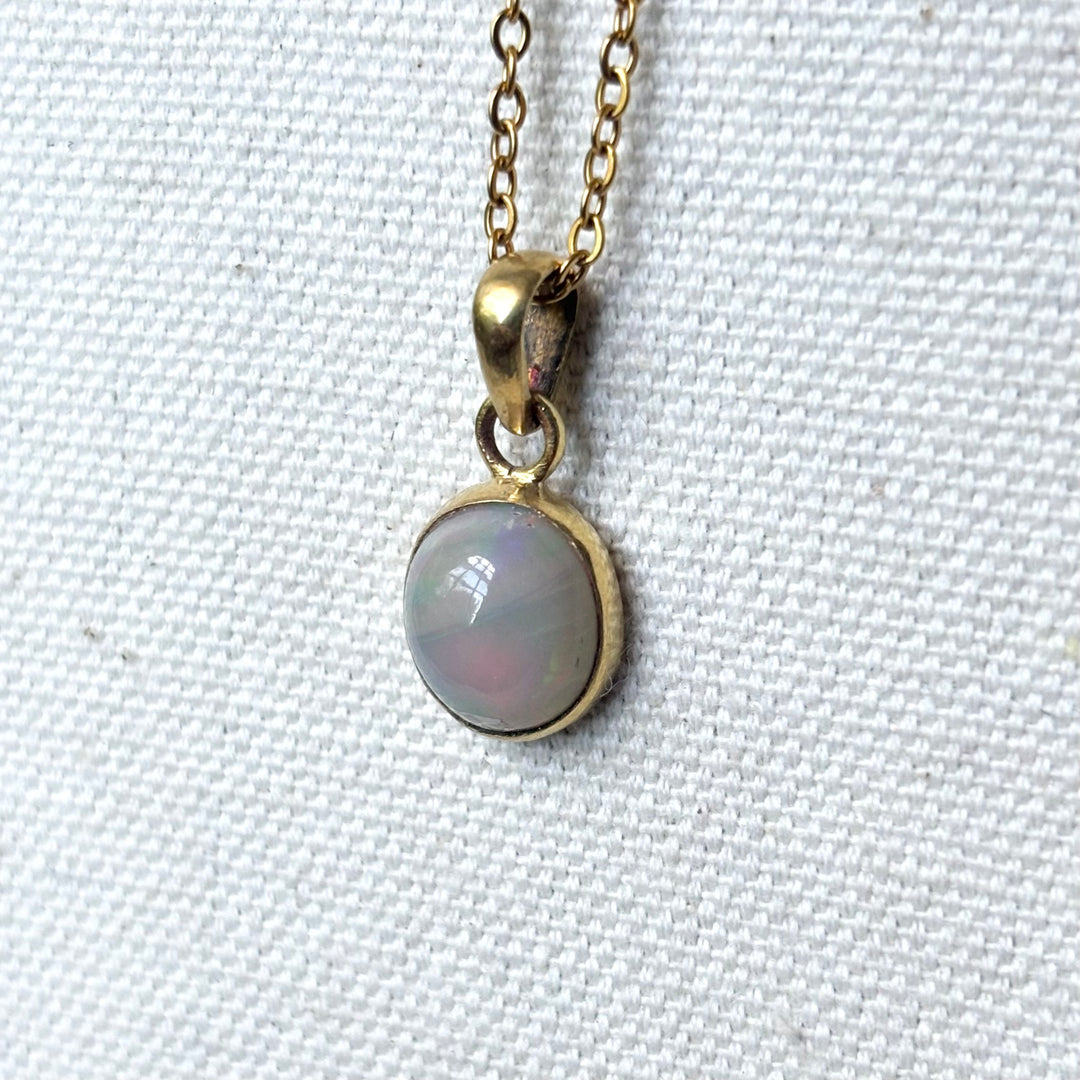 Handmade Opal Panchadhatu Pendant Necklace