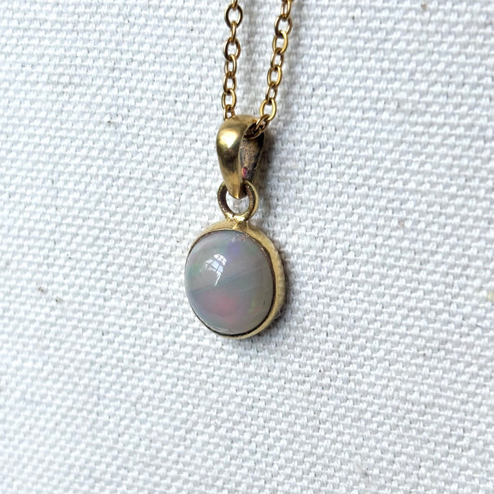 Handmade Opal Panchadhatu Pendant Necklace