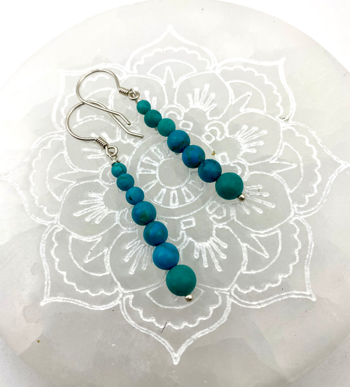 Turquoise Bead Earrings