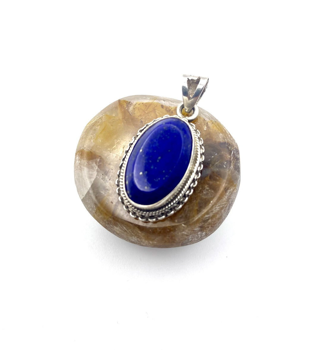 Lapis Rope Pendant