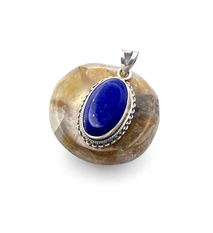 Lapis Rope Pendant