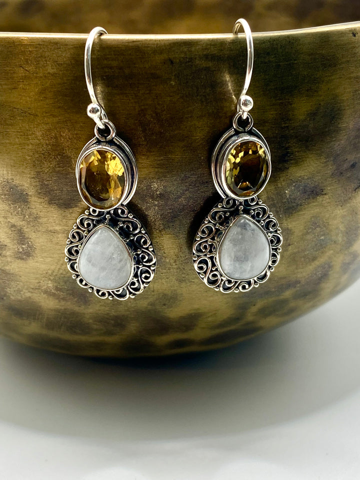 Golden Moon Earrings