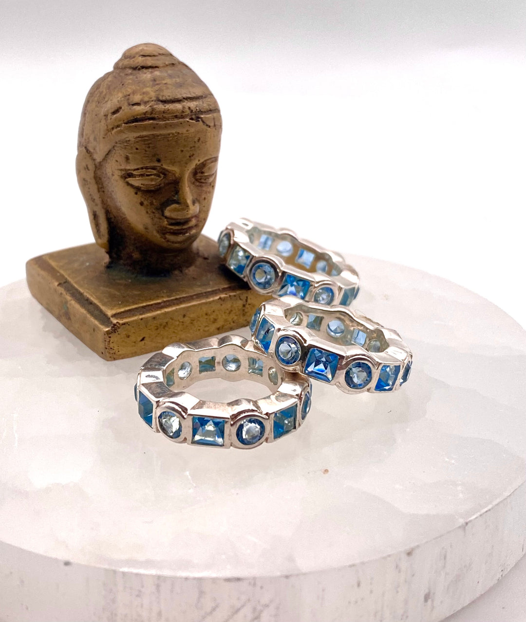 Eternal Band with Blue Topaz