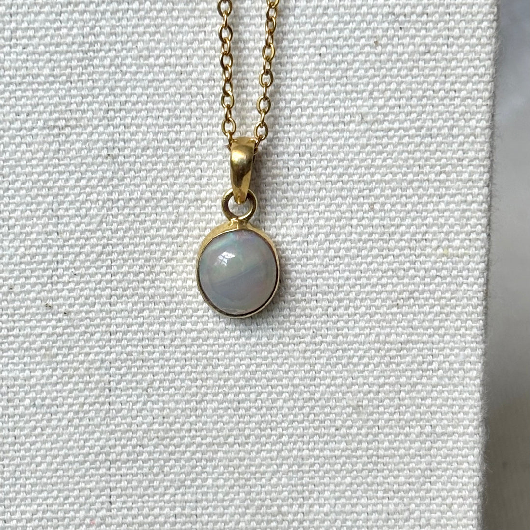 Handmade Opal Panchadhatu Pendant Necklace