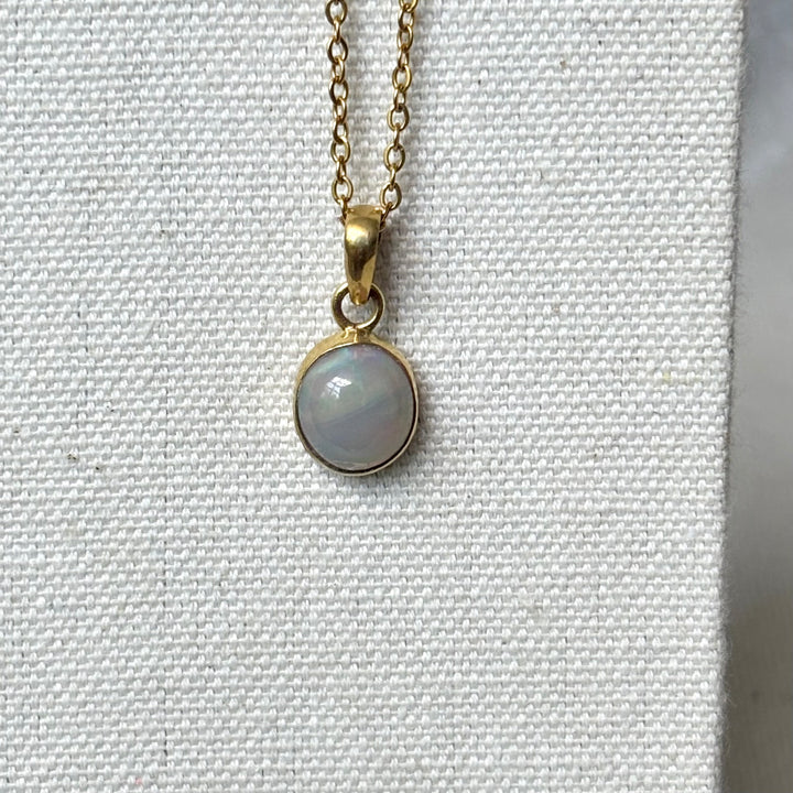 Handmade Opal Panchadhatu Pendant Necklace