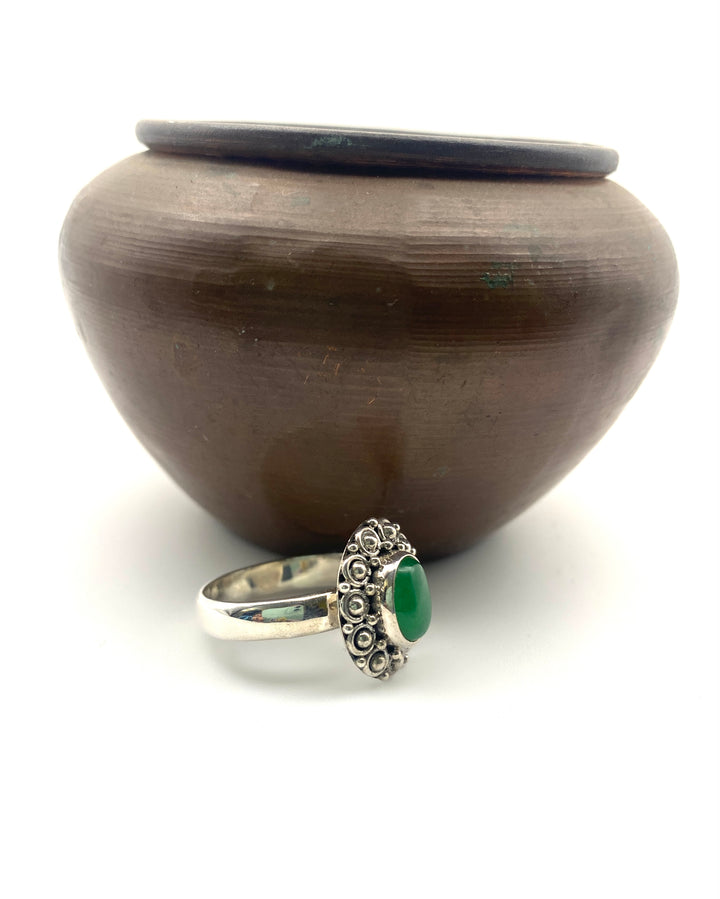 Evergreen - Green Onyx Ring