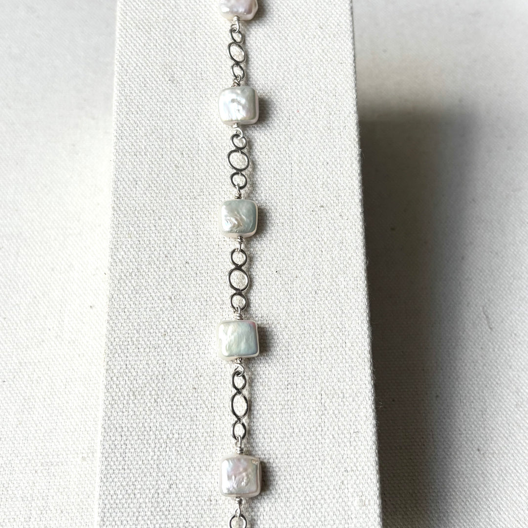 Baroque Freshwater Pearl Sterling Silver Bracelet