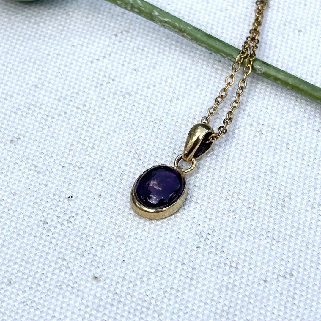 Handmade Amethyst Panchadhatu Necklace