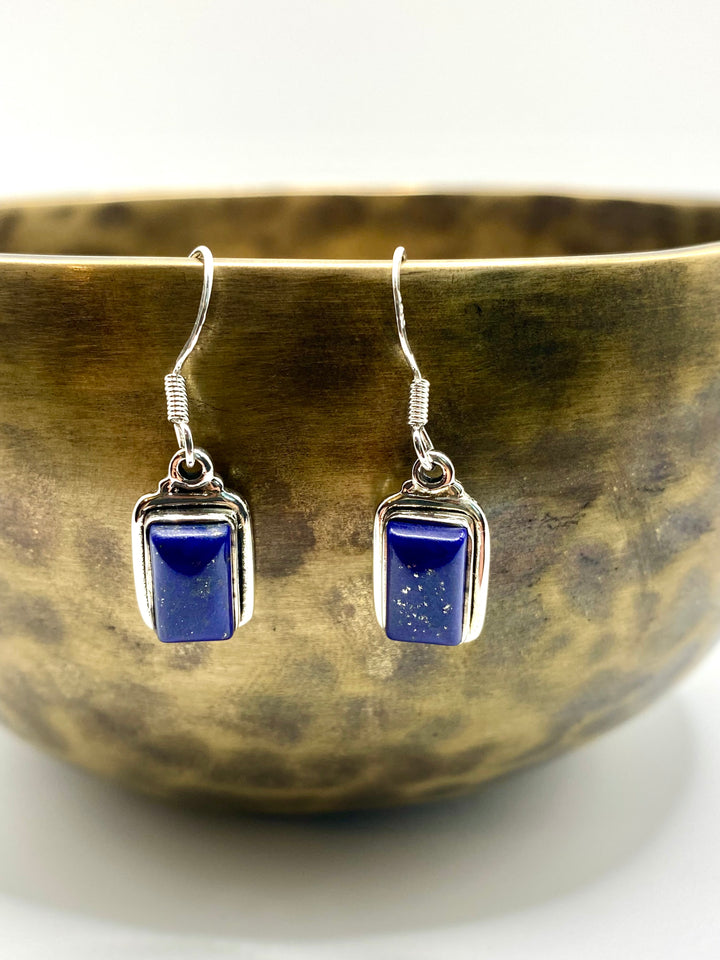 Blue Temple Earrings