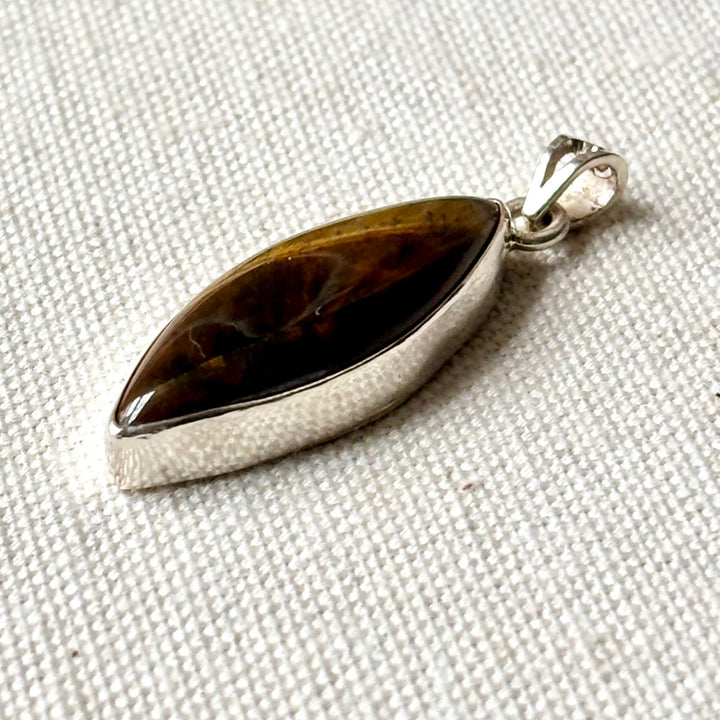 Tiger’s Eye Sterling Silver Pendant