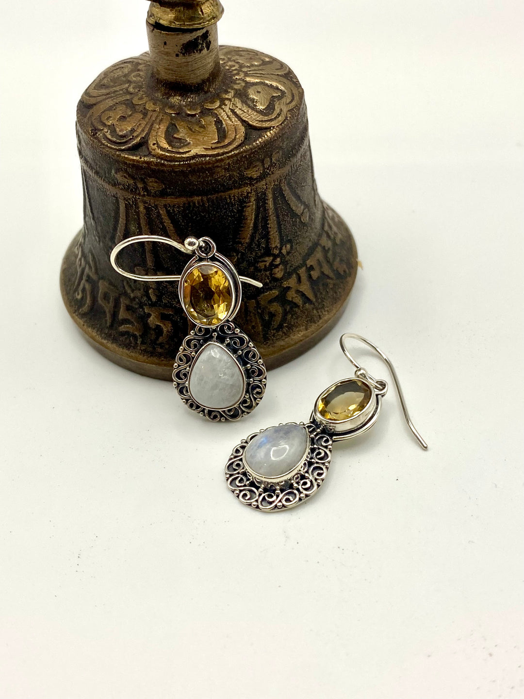Golden Moon Earrings