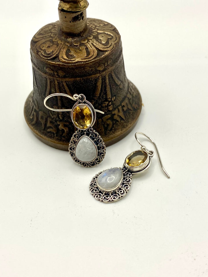 Golden Moon Earrings