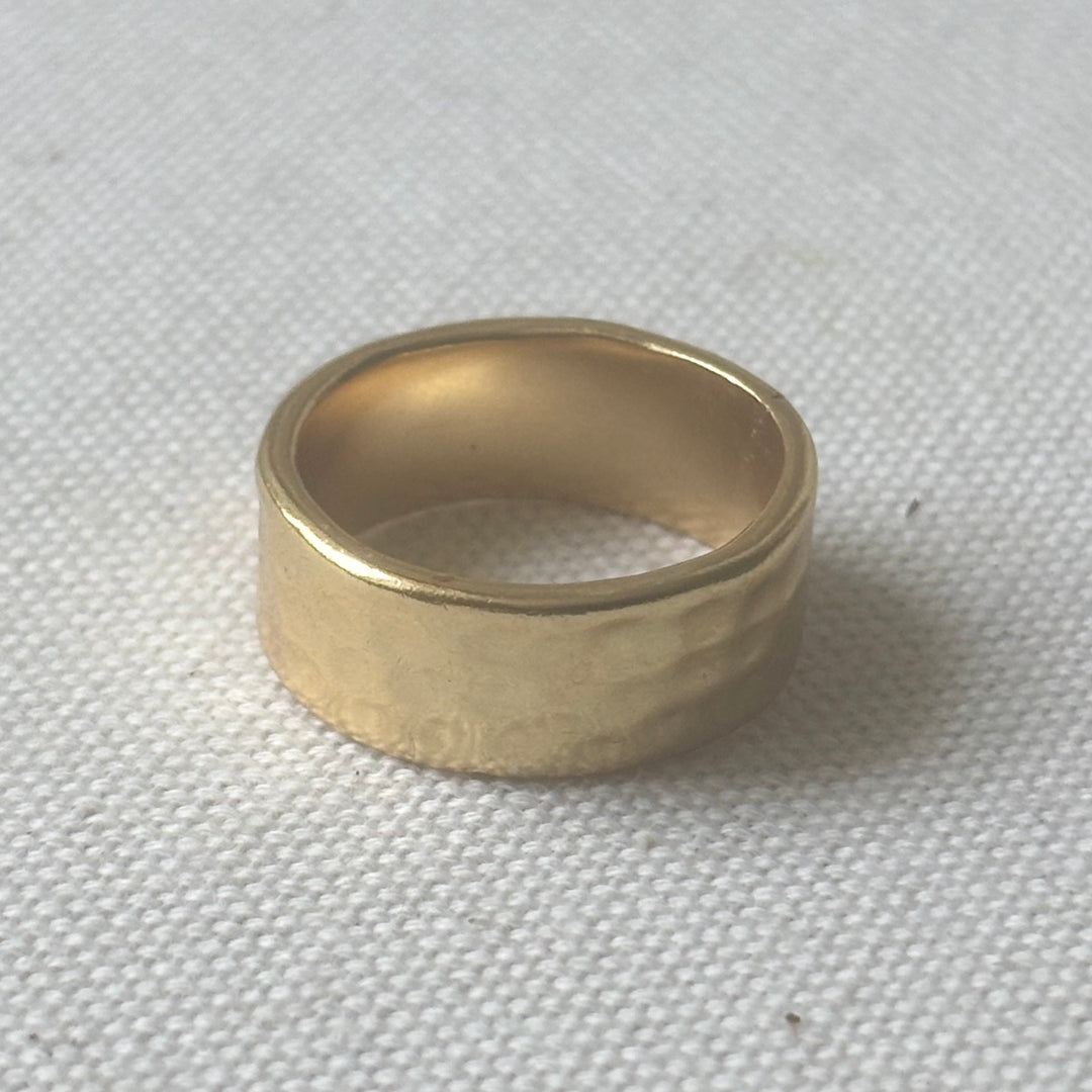 Brass Ring – 18 Carat Gold Plated
