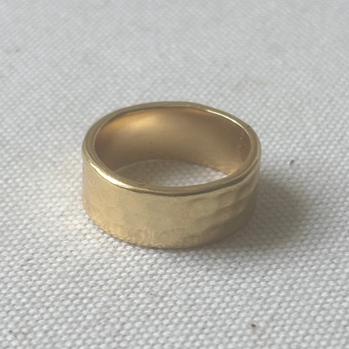 Brass Ring – 18 Carat Gold Plated