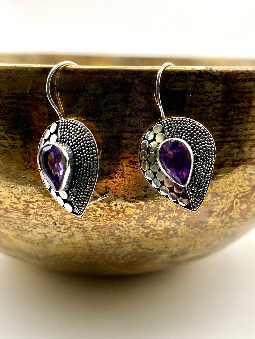 Whispering Amethyst Tears Earrings
