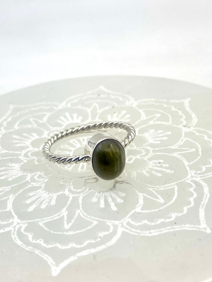 Twilight Whisper - Labradorite Ring