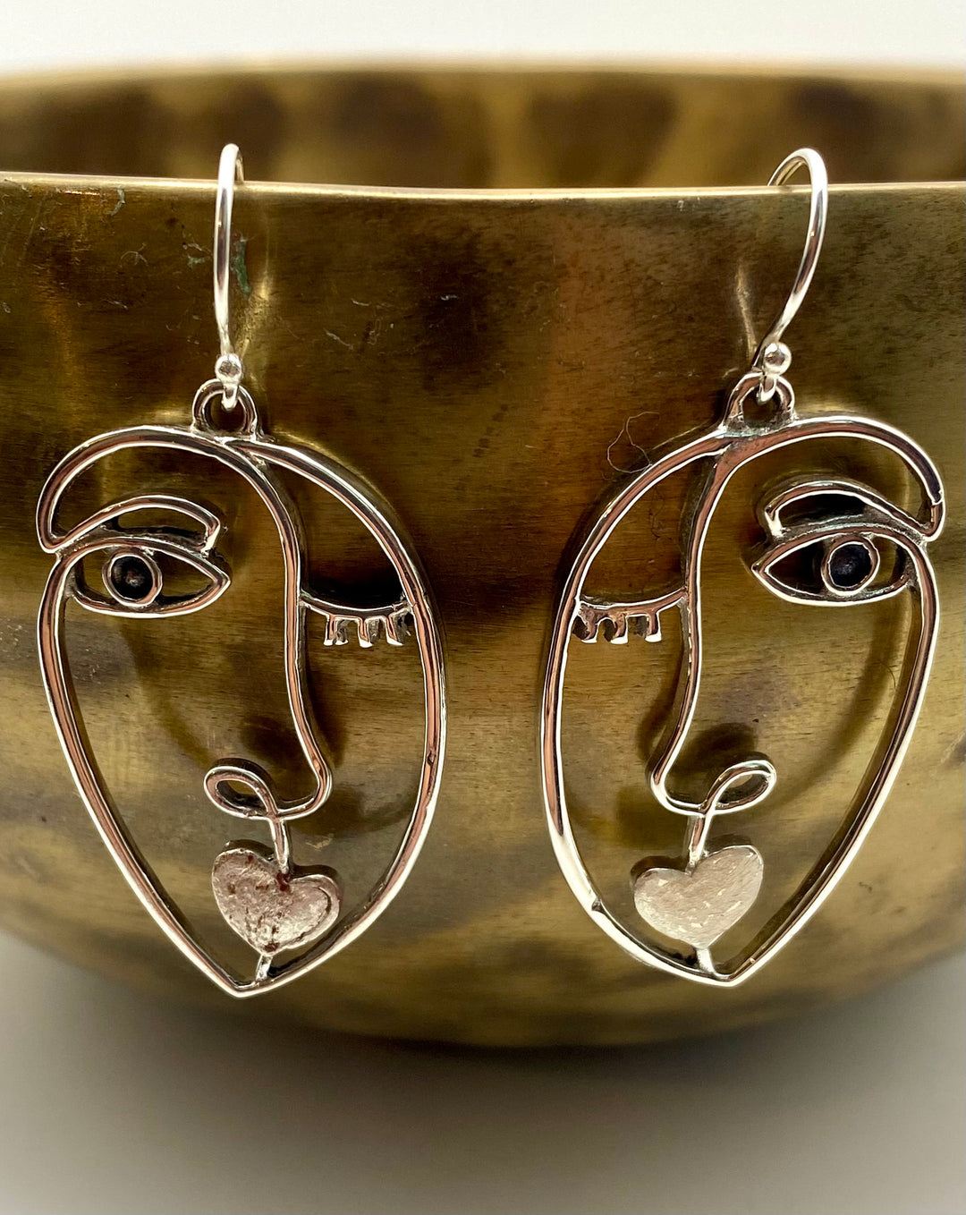 Abstract Face Earrings