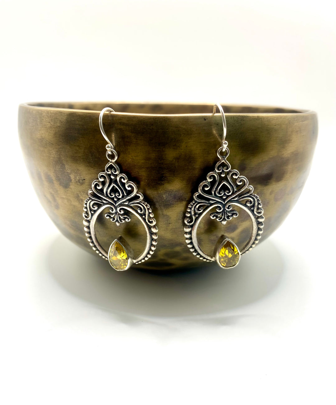 Golden Flame Earrings