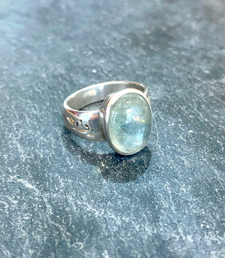 Tidal Calm - Aquamarine Ring