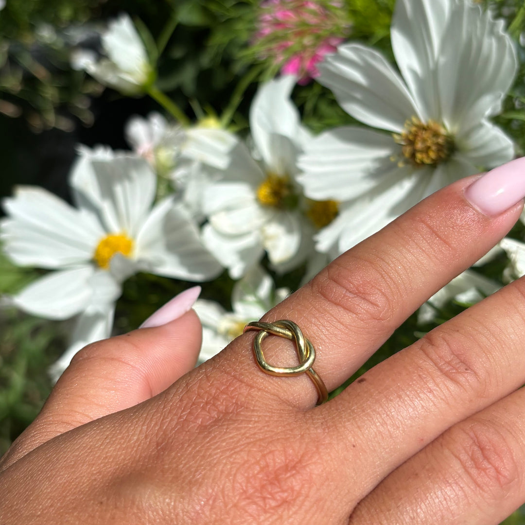 Handmade Panchadhatu Open Heart Ring
