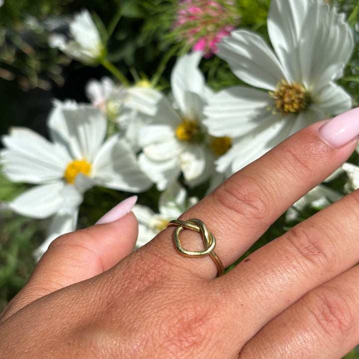 Handmade Panchadhatu Open Heart Ring