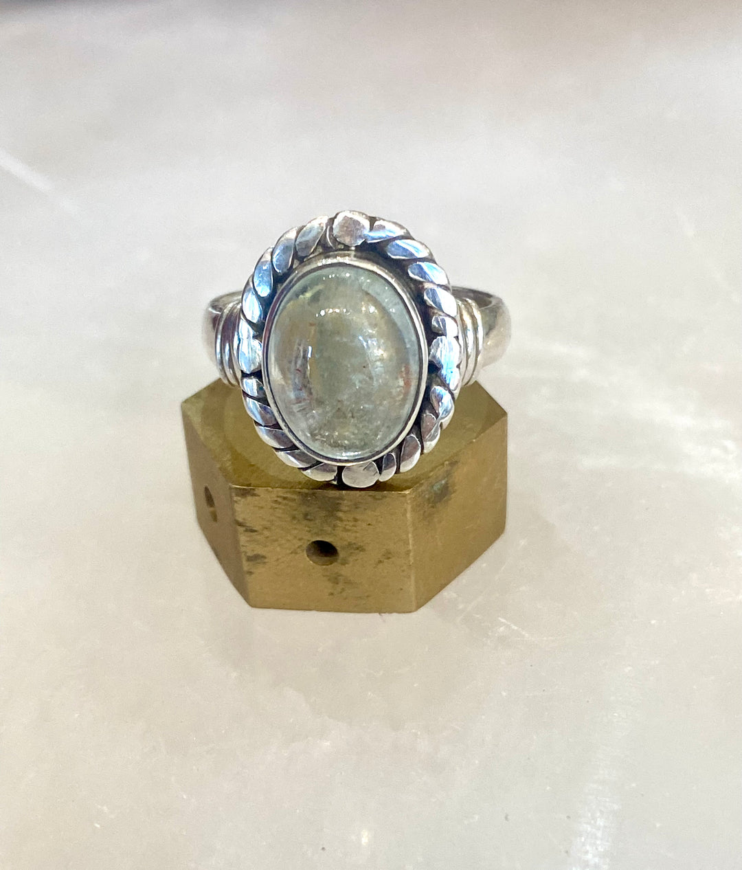Ocean’s Embrace - Aquamarine Ring