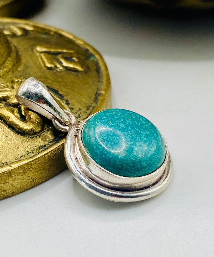 Tibetan Turquoise Pendant