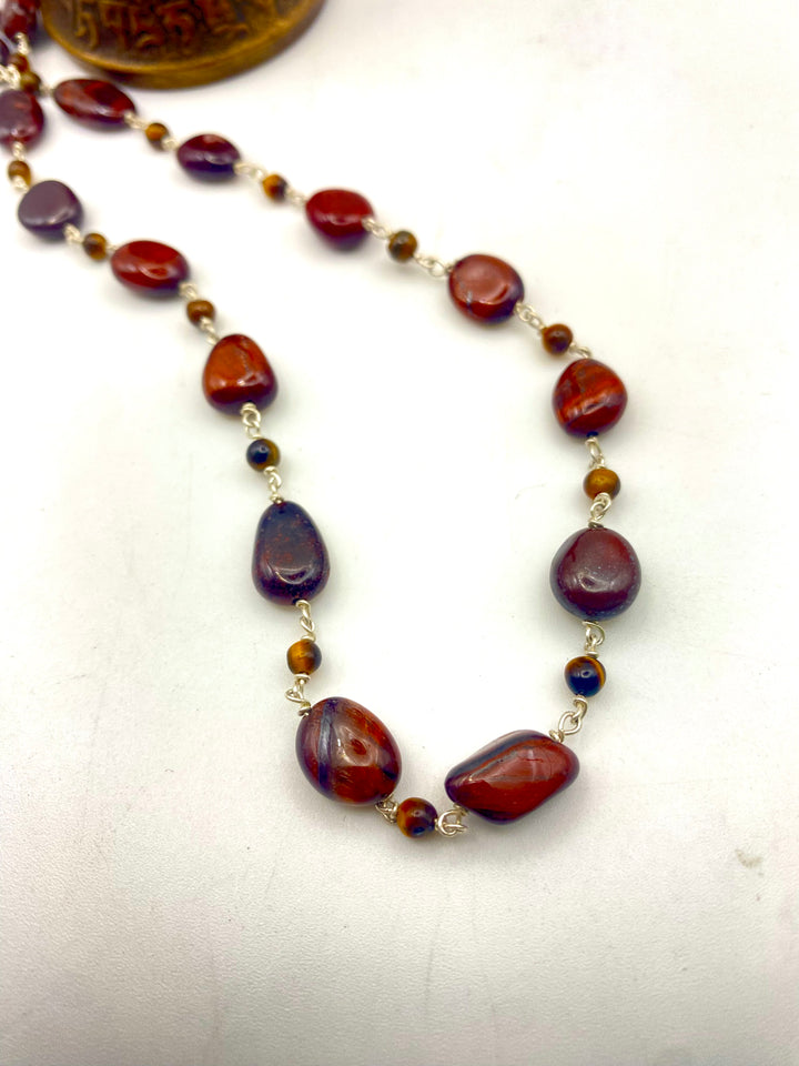 Earthfire Tigers Eye Necklace