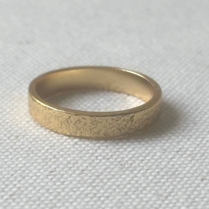 Brass Ring – 18 Carat Gold Plated