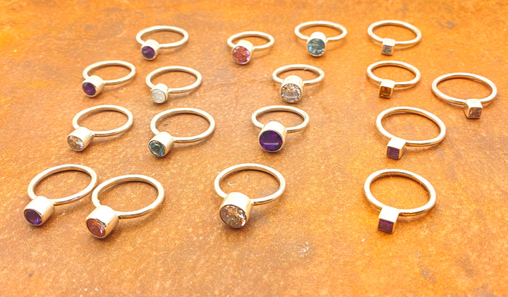 Square Cubic Zirconia Ring