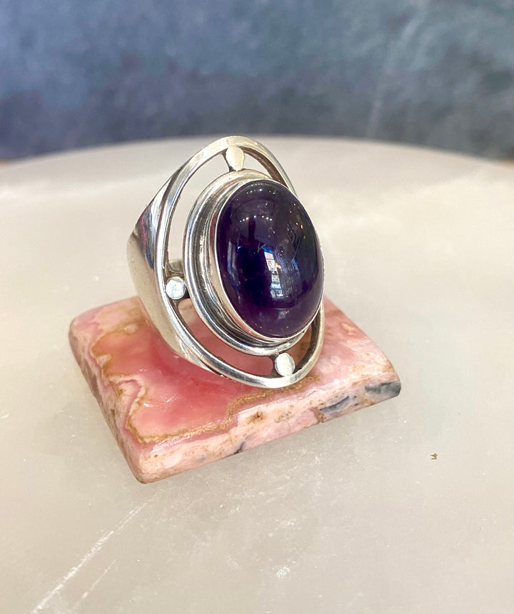 Amethyst Orbit Ring