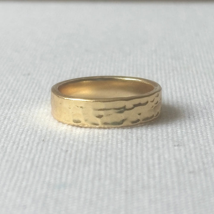 Brass Ring – 18 Carat Gold Plated
