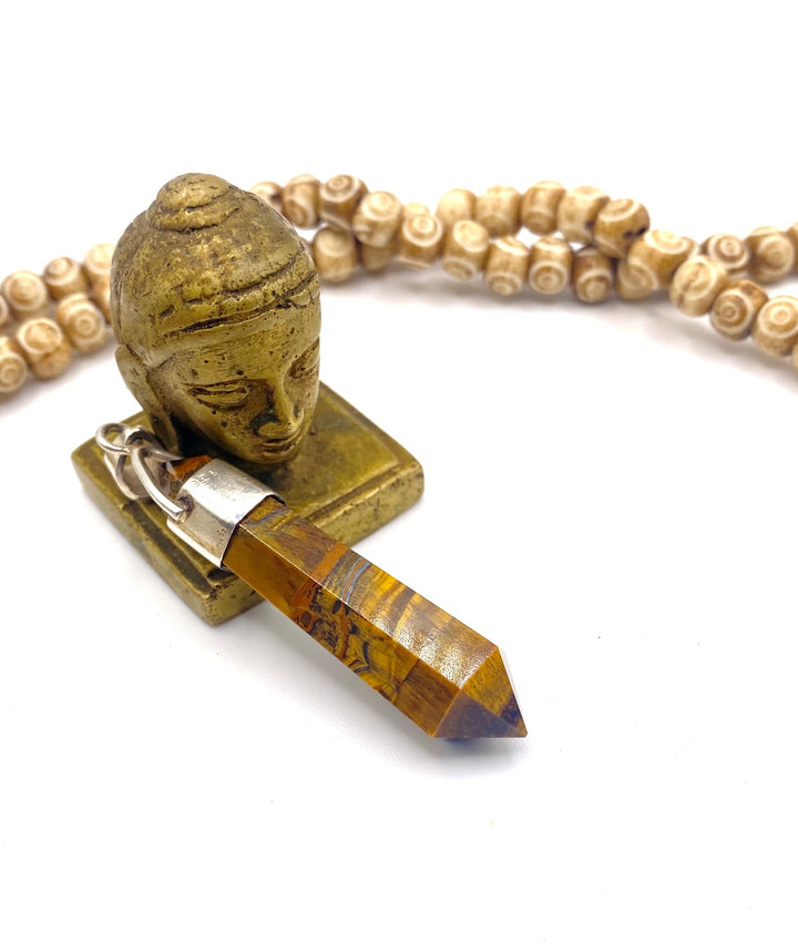 Tigers Eye Wand Pendant