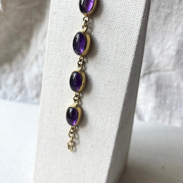 Handmade Amethyst Panchadhatu Bracelet