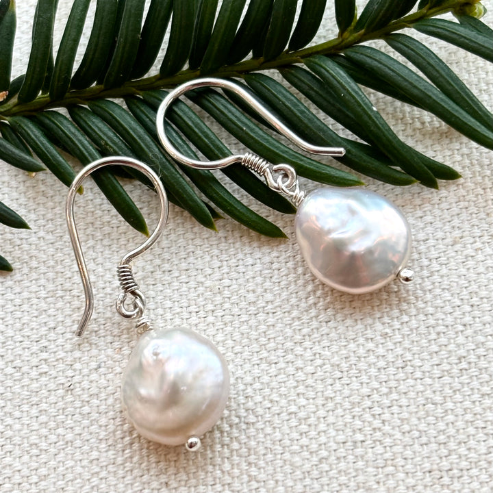 Classic Freshwater Pearl drop earrings