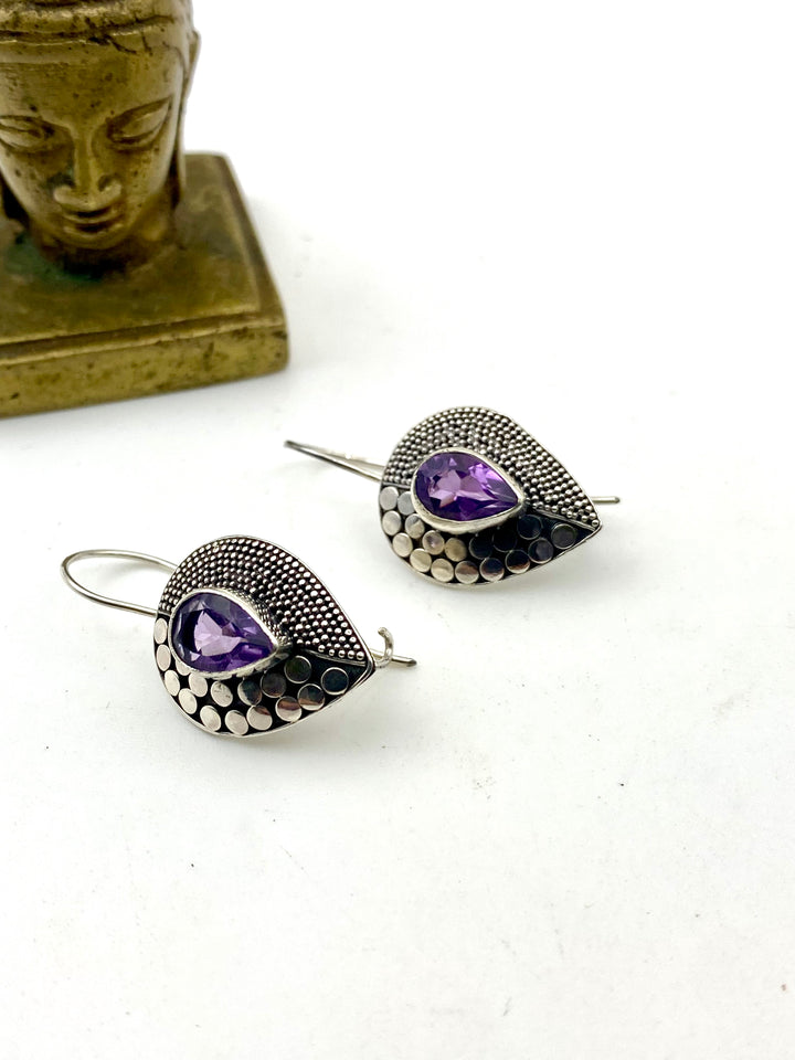 Whispering Amethyst Tears Earrings