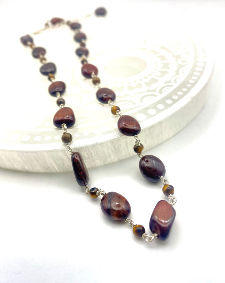 Earthfire Tigers Eye Necklace