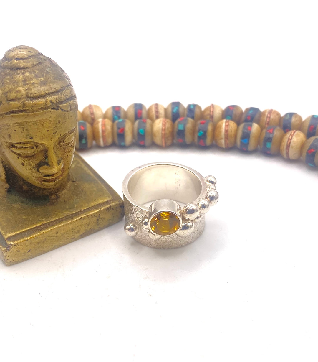 Citrine Bobble Ring