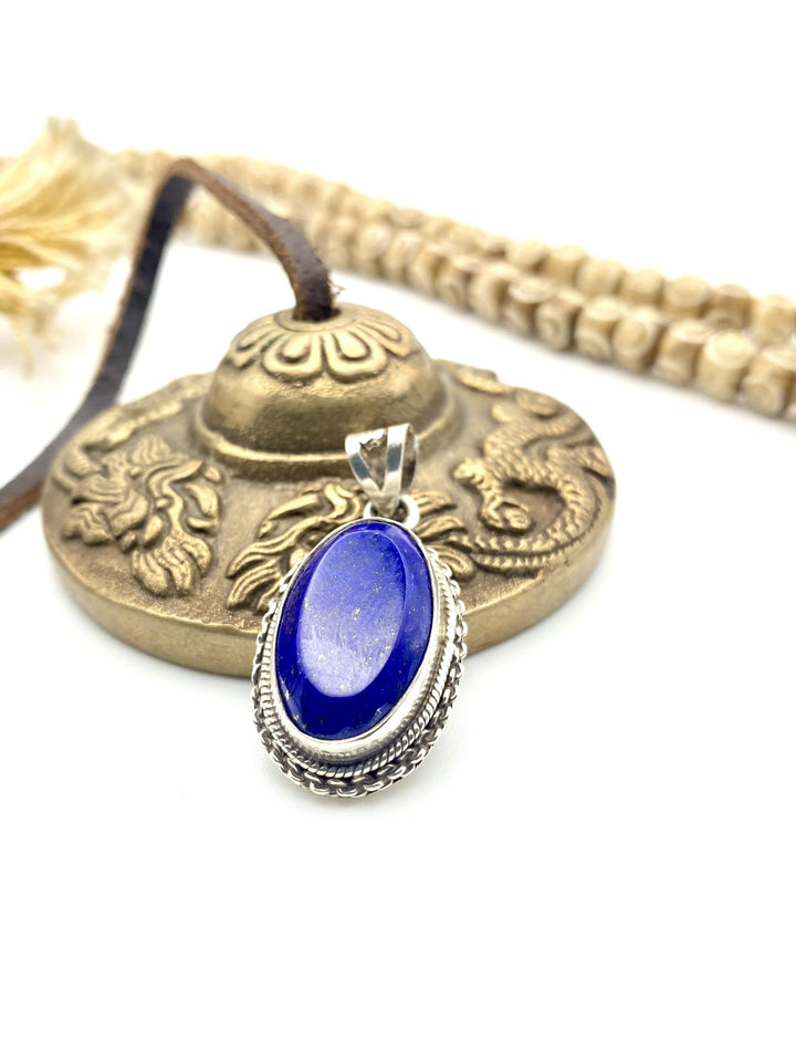Lapis Rope Pendant