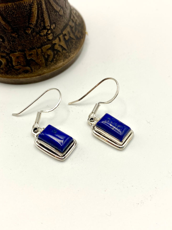 Blue Temple Earrings
